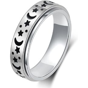 MHWTTY Fidget Spinner Ring Anxiety Ring for Women Fidget Rings for Anxiety Fidget Rings Anxiety Toys Anxiety Relief Ring Toys Fidget Spinner Ring Men Fidget Toys