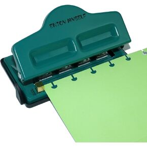 Enjoy Myself Mushroom Discbound Hole Punch, 4 Holes Mushroom Paper Puncher for Disc Bound Planner (Lake Blue) in Kuwait
