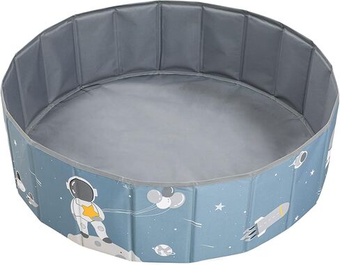 ibwaae Portable Kids Ball Pit Foldable Baby Playpen Large Ocean Ball Pool Storage Bag Indoor Outdoor Fence for Baby Toddlers(Universe) in Kuwait