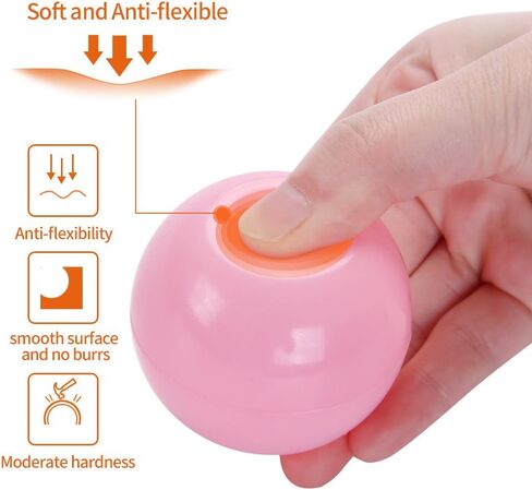 كرات PlayMaty Ball Pool Pit - 2.36 بوصة من الفثالات والبيسفينول A، كرات لعب بلاستيكية بلون المحيط للأطفال الصغار والرضع في خيمة اللعب، مجموعة تزيين حفلات حمام السباحة، حزمة من 70 (أزرق فاتح) in Kuwait