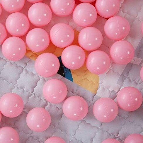 كرات PlayMaty Ball Pool Pit - 2.36 بوصة من الفثالات والبيسفينول A، كرات لعب بلاستيكية بلون المحيط للأطفال الصغار والرضع في خيمة اللعب، مجموعة تزيين حفلات حمام السباحة، حزمة من 70 (أزرق فاتح) in Kuwait