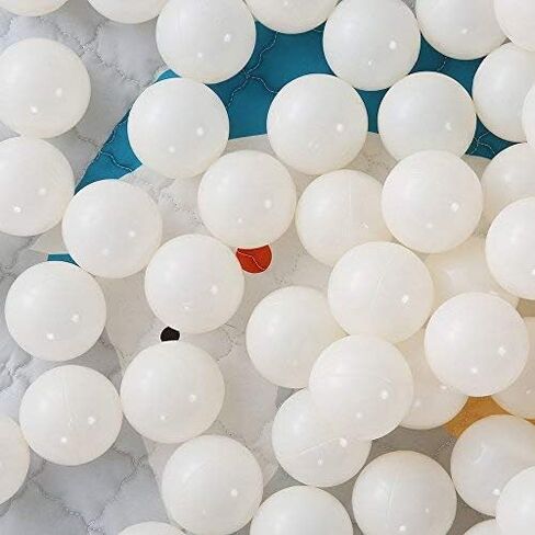 كرات PlayMaty Ball Pool Pit - 2.36 بوصة من الفثالات والبيسفينول A، كرات لعب بلاستيكية بلون المحيط للأطفال الصغار والرضع في خيمة اللعب، مجموعة تزيين حفلات حمام السباحة، حزمة من 70 (أزرق فاتح) in Kuwait