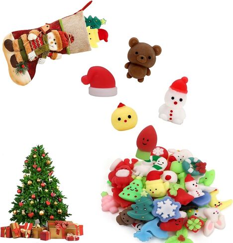43PCS Easter Mochi Squishy Stress Relief Squishies Easter Basket Stuffers Gifts in Kuwait