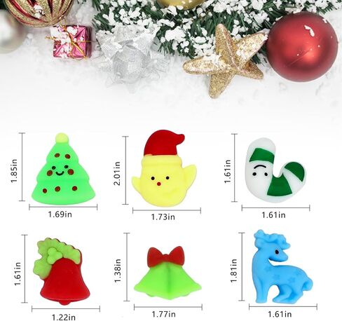 43PCS Easter Mochi Squishy Stress Relief Squishies Easter Basket Stuffers Gifts in Kuwait