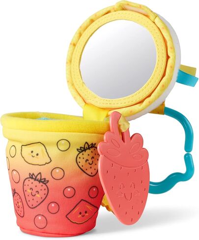 Melissa & Doug Multi-Sensory Bubble Tea Take-Along Clip-On Infant Toy | Sensory Toy for Infants | Developmental Toy for Toddlers | 0+ | Gift for Baby Boys or Baby Girls in Saudi Arabia