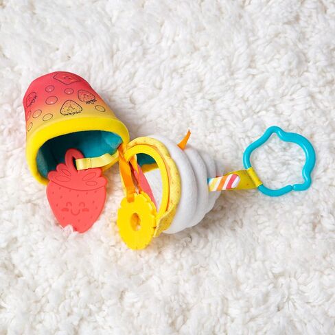 Melissa & Doug Multi-Sensory Bubble Tea Take-Along Clip-On Infant Toy | Sensory Toy for Infants | Developmental Toy for Toddlers | 0+ | Gift for Baby Boys or Baby Girls in Saudi Arabia