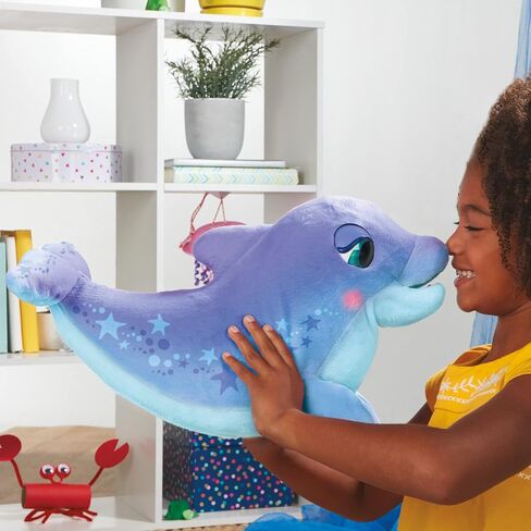 furReal Dazzlin' Dimples My Playful Dolphin, 80+ Sounds and Reactions, Interactive Toy Electronic Pet, Animatronic Toy, Ages 4 and Up in Saudi Arabia