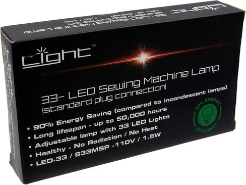 ضوء عمل مرن LED متعدد الأغراض مع قاعدة تثبيت مغناطيسية، ضوء أبيض ناعم للخياطة، خياطة اللحف، الصناعة اليدوية، المخارط، مكابس الحفر، ورشة العمل والمزيد (33-LED ضوء معقوفة) in Saudi Arabia