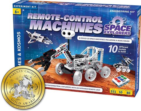 Thames & Kosmos Remote-Control Machines: Space Explorers | Science & Engineering Stem Experiment Kit | Build 10 Real Working Models | Parents' Choice Gold Award Winner in Saudi Arabia