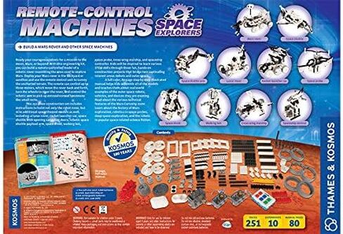 Thames & Kosmos Remote-Control Machines: Space Explorers | Science & Engineering Stem Experiment Kit | Build 10 Real Working Models | Parents' Choice Gold Award Winner in Saudi Arabia
