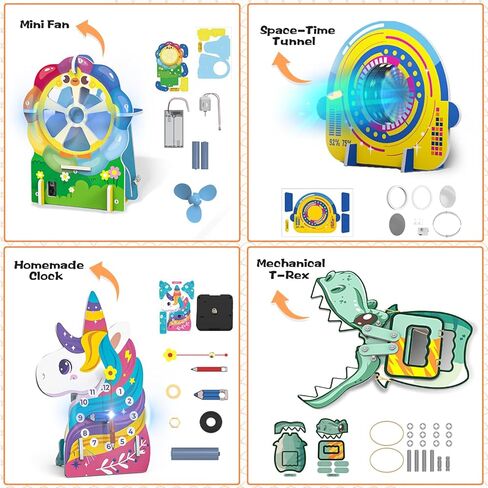 مجموعات 6 في 1 للأطفال الذين تتراوح أعمارهم بين 8 و12 عامًا، مجموعة أدوات بناء الحرف العلمية التعليمية، مجموعات نماذج سيارات خشبية، هدايا للأولاد الذين تتراوح أعمارهم بين 8 و9 و10 و11 و12 عامًا فما فوق، ألعاب ألغاز خشبية ثلاثية الأبعاد للأولاد والبنات in Kuwait