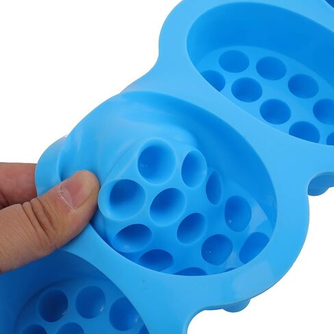 Hedume 4 Pack Silicone Massage Bar Soap Molds, SJ 4 Cavity Silicone Massage Molds, Nonstick & BPA Free, Handmade Soap Molds for Soaps Making in Saudi Arabia