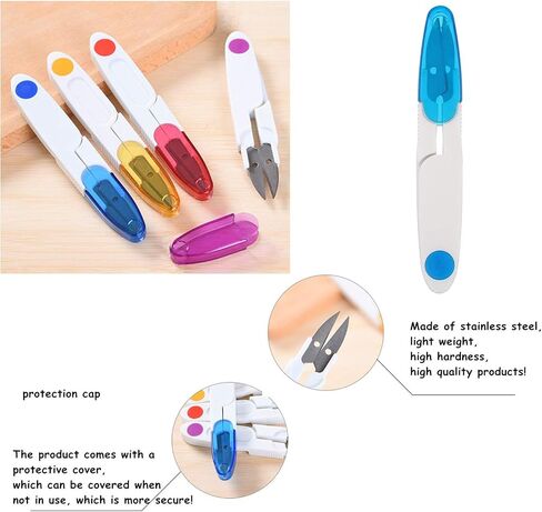 YEQIN 56Pcs Sewing Tools Kit, 10Pcs Tailor's Chalk, 12Pcs Sewing Mark Pencil, 12Pcs Disappearing Erasable Ink Fabric Marker Pen, 20Pcs Sewing Clips, 1Pcs Tape Measure,1Pcs Scissors for Sewing Marking in Saudi Arabia