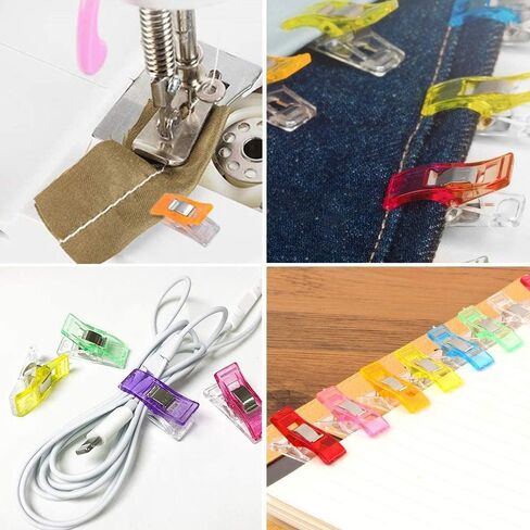 YEQIN 56Pcs Sewing Tools Kit, 10Pcs Tailor's Chalk, 12Pcs Sewing Mark Pencil, 12Pcs Disappearing Erasable Ink Fabric Marker Pen, 20Pcs Sewing Clips, 1Pcs Tape Measure,1Pcs Scissors for Sewing Marking in Saudi Arabia