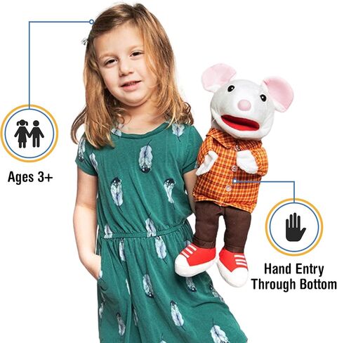 14" Mouse w/Sneakers, Animal Hand Puppet in Saudi Arabia