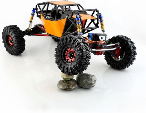 4PCS 1.9 RC Crawler Mud Terrain Tires 4.33inch Slingers Tires Super Grip Rubber Tyres Set w/Foam Inserts Fit for 1:10 RC Rock Crawler Axial SCX10 90046 SCX10 III AXI03007 D90 Redcat Gen8 TRX4 in Kuwait