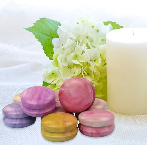 Vidillo 12 قطعة شمعة صنع عدة MiniTin الجرار السائبة شمعة علب شمعة DIY لوازم عدة حامل تخزين حالة الحلوى أدوات الحرفية الكبار في سن المراهقة الفتيات هدية لشمع الصويا، تفضل الحفلات محلية الصنع DIY in Kuwait