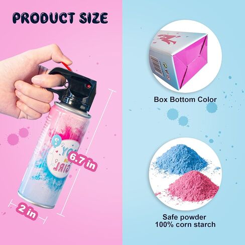 Gender Reveal Fire Extinguisher Color Blaster, 1 Blue Blaster for Baby Boy Gender Reveal in Kuwait