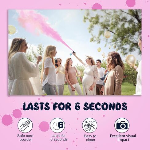 Gender Reveal Fire Extinguisher Color Blaster, 1 Blue Blaster for Baby Boy Gender Reveal in Kuwait