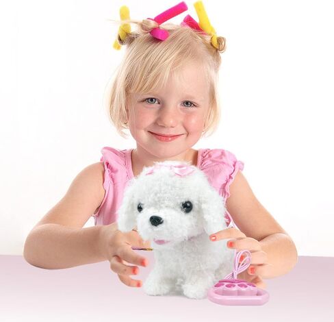 YH YUHUNG Walking Dog Toys for Kids with Remote Control Leash, Plush Electronic Pets Puppy Interactive Dog That Walk, Bark, Head Nod, Wags Tail(Brown) in Kuwait