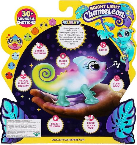Increditoyz Little Live Bright Light Chameleon Interactive Color Change Light Up Toy with Magic Bottle Gift Set in Kuwait