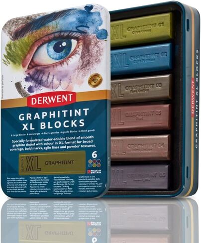 Derwent XL Charcoal Set of 6 in Saudi Arabia