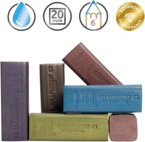 Derwent XL Charcoal Set of 6 in Saudi Arabia