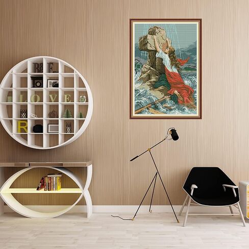 جوي سنداي مجموعة تطريز متقاطعة 14 قيراط من مجموعة التطريز للمبتدئين بنمط غير مطبوع - ريسكيو in Kuwait