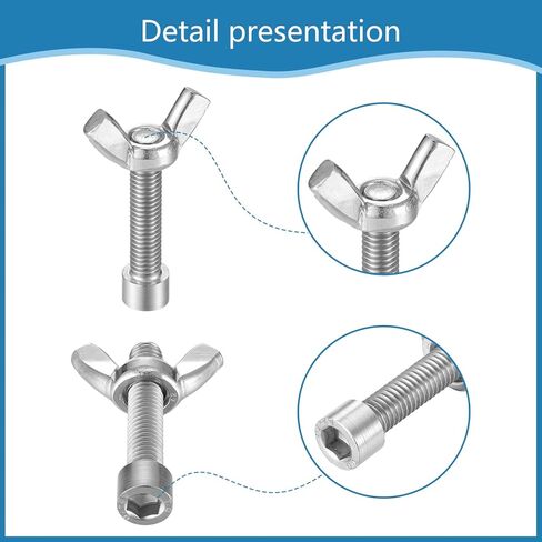 Sthmeyue Bat Pins-Fits with Any Standard Wheel Head Ceramic Bat-Pottery Wheel Bat (Set of 4 Bolts and 4 Wing Nuts) in Kuwait