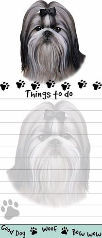 "وسادات القائمة المغناطيسية Shih Tzu" مفكرة لاصقة ذات شكل فريد بقياس 8.5 × 3.5 بوصة in Kuwait