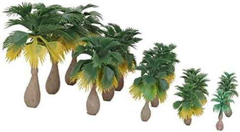 نولاكس 15 قطعة نموذج قطار النخيل الأشجار 5 حجم الغابات الاستوائية المناظر الطبيعية مقياس N Z 1:100-1:300 in Kuwait