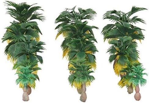 نولاكس 15 قطعة نموذج قطار النخيل الأشجار 5 حجم الغابات الاستوائية المناظر الطبيعية مقياس N Z 1:100-1:300 in Kuwait