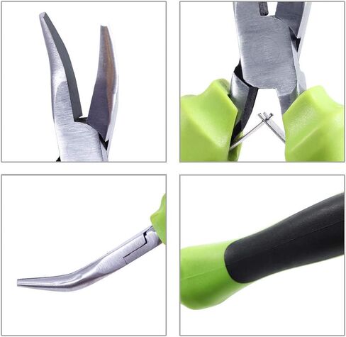 SPEEDWOX 6 Inches Mini Needle Nose Pliers for Jewelry Making Smooth Jaws Extra Long Fine Pliers Professional Tool Beading Hobby Craft DIY in Kuwait