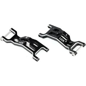 LCX Racing RC Car CNC Machined Aluminum Heavy Duty Front Suspension Arm Set for LOSI 1/16 Mini-B Buggy 1/18 Mini-T 2.0 Stadium Truck, Upgrades Parts Accessories (Front Arm Set)