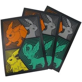 Pokemon Card Sleeves - Umbreon Flareon Jolteon - Evolving Skied Elite Trainer Box - 65 Count Pack - Deck Protectors in Saudi Arabia