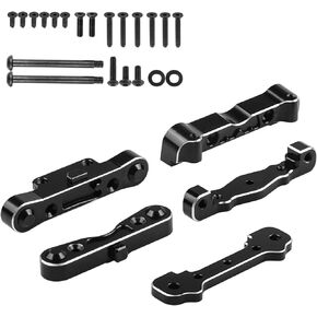 مجموعة ترقيات حامل تعليق الذراع الخلفي/الأمامي السفلي من Aimrock Pack-5 من الألومنيوم لـ AR330378 AR330379 1/7 مخالفة جنائية لا حدود لها موهافي، 1/8 كارتون سيء السمعة منبوذ تايفون تاليون (أسود)