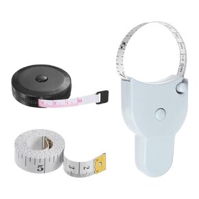 HARFINGTON Body Measure Tape 150cm Measuring Tape Body Measurement for Body Measurements, Sewing, Fabric, Cloth, White