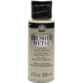 FolkArt Brushed Metal Paint in Assorted Colors (2 oz), Antique Gold in Saudi Arabia