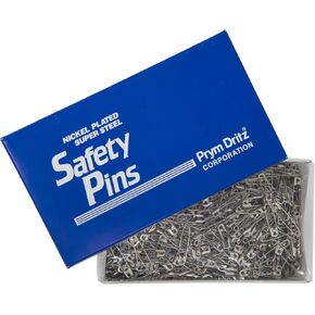 Dritz 512100 #2 Steel Safety Pins with Nickel Finish, 1-1/2" (1,440-Pack)