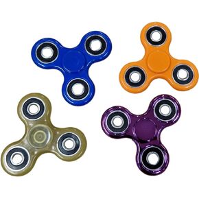Fidget Spinners Toys 4 Pack, Random Color Hand Fidget Pack Bulk, Stress Reduction and Anxiety Relief Toys, Fidget Toys for Kids and Adult, Goodie Bag Stuffers, Glow in The Dark Sensory Toys in Kuwait