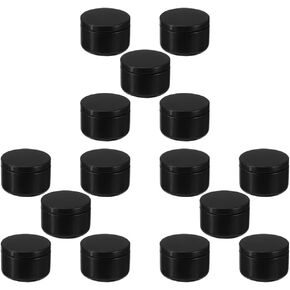 Milisten Tea Storage Containers 24 Pcs Candle Jar Aluminum Travel Tinplate Supplies Aluminum Tin Cans