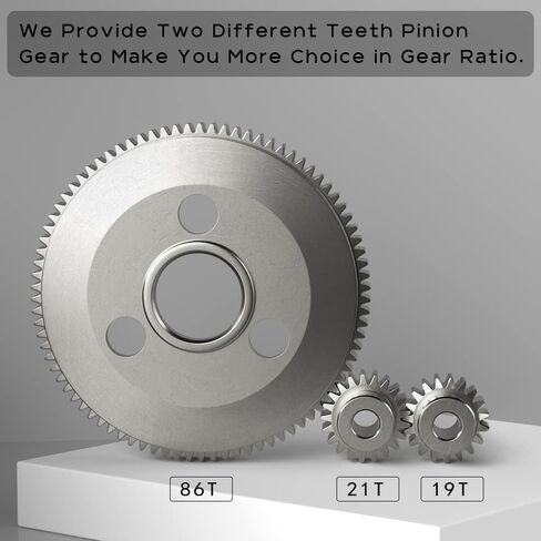 GLOBACT Steel 86T Spur Gear مع 19T 21T Pinions Gears لـ 1/10 Slash 2WD Rustler 2WD Stampede 2WD 1/10 RC قطع ترقية الزاحف استبدال 4686 in Saudi Arabia