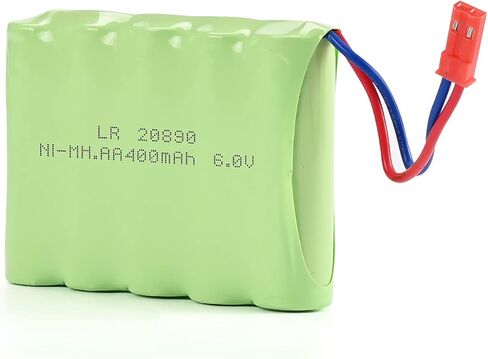 kolegend 6V 400Mah NiMH Rechargeable Battery with USB Charger Cable for 1540 and1520 Construction Vehicle in Kuwait