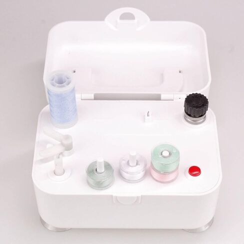 Electric Bobbin Winder, Portable Side Winder with Two Kinds of Bobbin Fixing Structures, USB or Battery Power Supply, Suction Cup Design Automatic Bobbin Winder for Sewing in Saudi Arabia