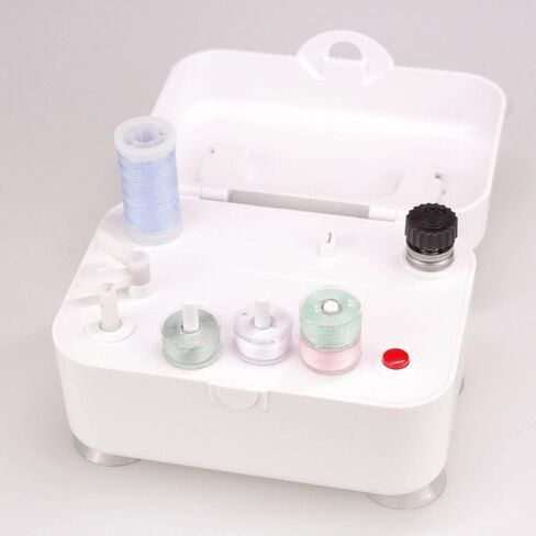 Electric Bobbin Winder, Portable Side Winder with Two Kinds of Bobbin Fixing Structures, USB or Battery Power Supply, Suction Cup Design Automatic Bobbin Winder for Sewing in Saudi Arabia