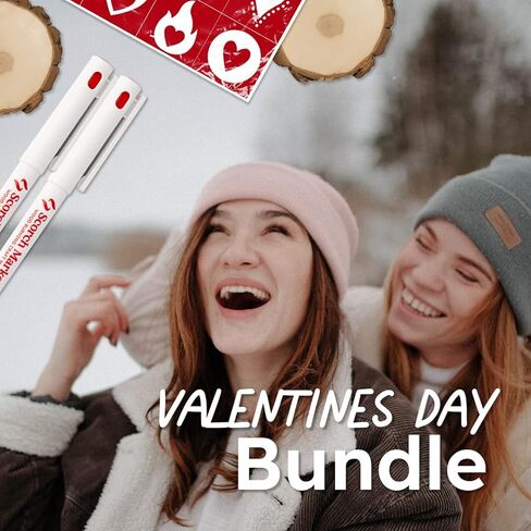 Scorch Marker Date Night DIY Woodburning Bundle, Includes 2 (2mm), 4 Sourwood Wood Slices, Heart Stencil Kit - Perfect for Creating Custom Coasters and Ornaments On Your Special Date in Kuwait
