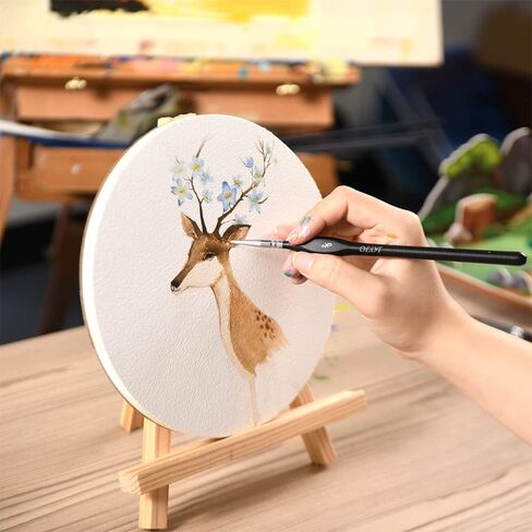 فرش رسم فنية بتفاصيل دقيقة للرسم بالألوان المائية والأكريليك بمقابض مثلثة، 10 فرش رسم مصغرة ورسم فني، أكريليك وأظافر، نماذج، ألوان مائية، زيت، أشكال مطرقة حرب in Saudi Arabia