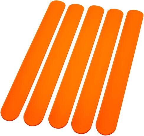 Blank Colored Silicone Slap Bracelets,Multi-Color,8" x1" in Saudi Arabia
