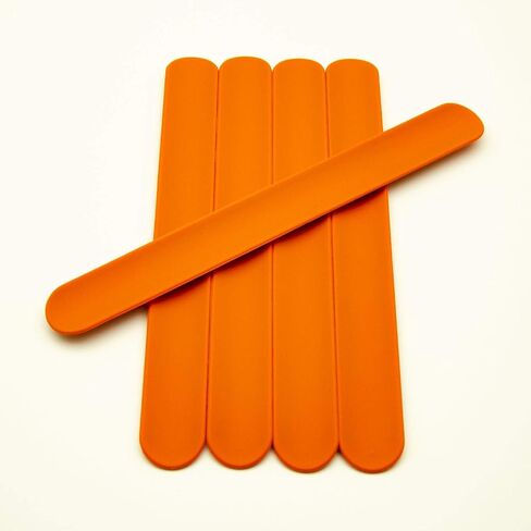 Blank Colored Silicone Slap Bracelets,Multi-Color,8" x1" in Saudi Arabia