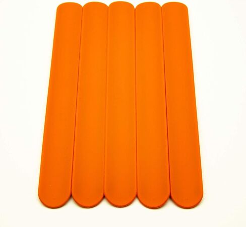 Blank Colored Silicone Slap Bracelets,Multi-Color,8" x1" in Saudi Arabia